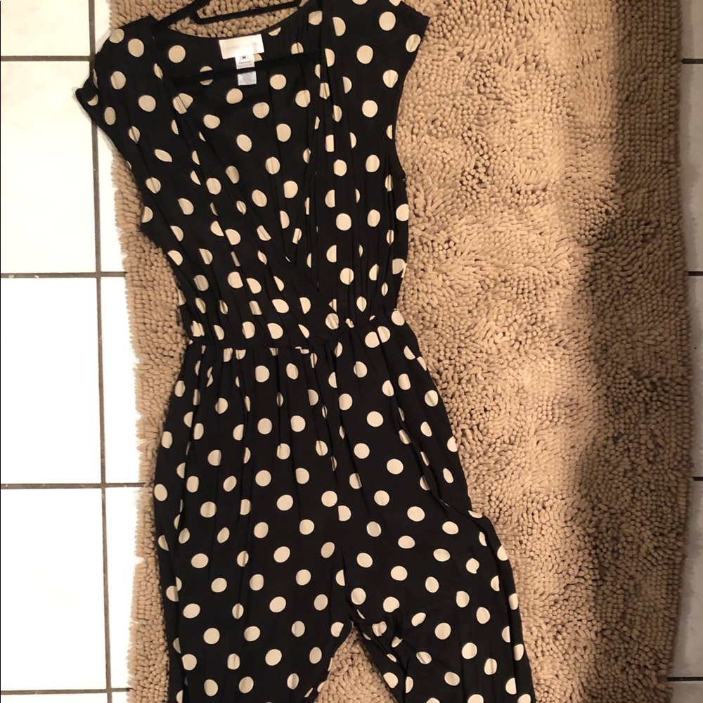 Polka Dot Pant Suit